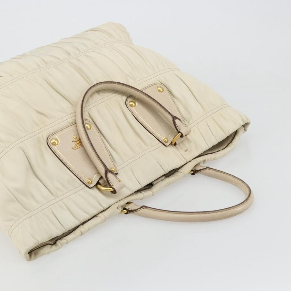 Prada Saffiano Galleria Handbag White - Picture 4 of 14